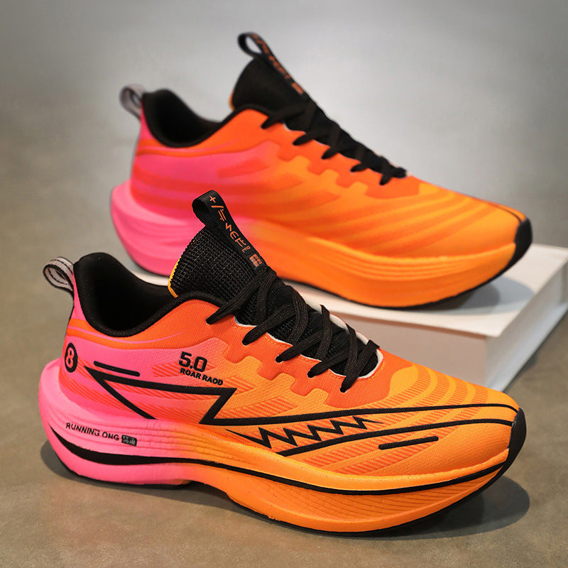 Unisex lightweight competition running shoes with reactive cushioning and sock-like shaft Mune Fashion