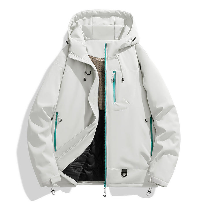 Men's nano technical hooded parka with windproof membrane, insulated inner lining and multifunctional pockets Mune Fashion