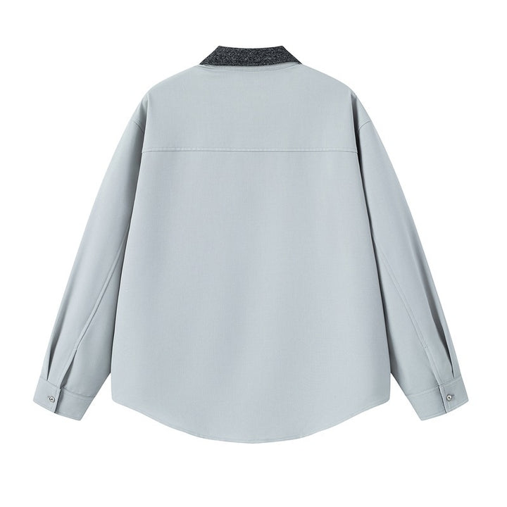Women's Elegant Blouse with Stand Collar Mune Fashion