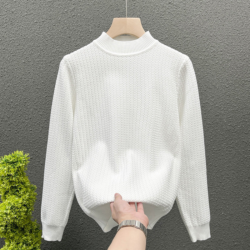Women Structured Turtleneck Sweater made of fine Waffle Knit Mune Fashion