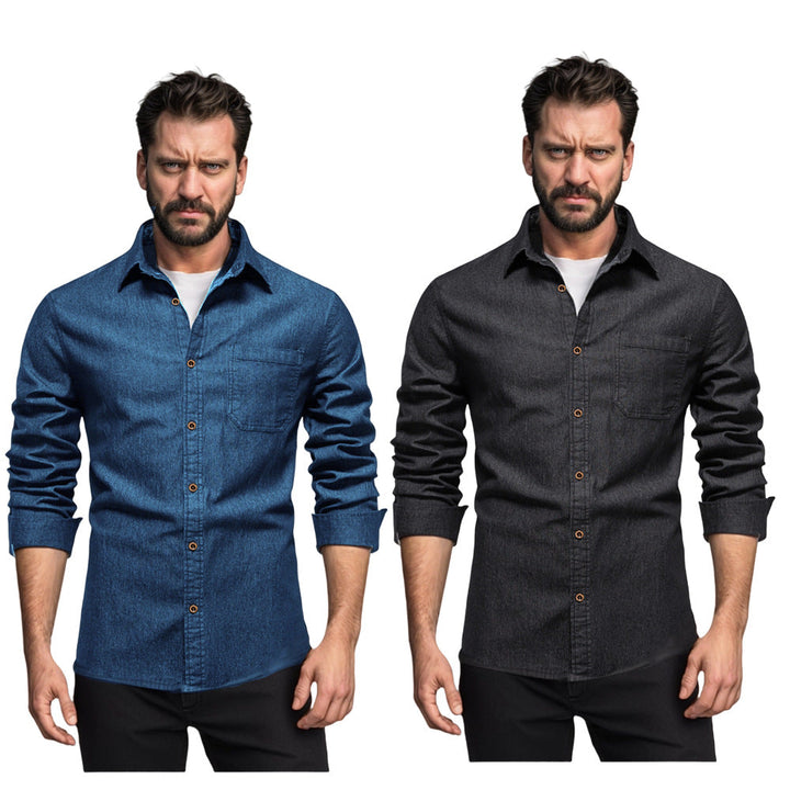 Men's Denim Shirt Mune