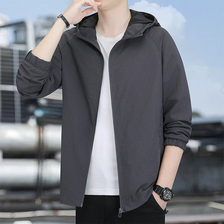 Men's Fashionable Transitional Jacket with Hood Mune Fashion