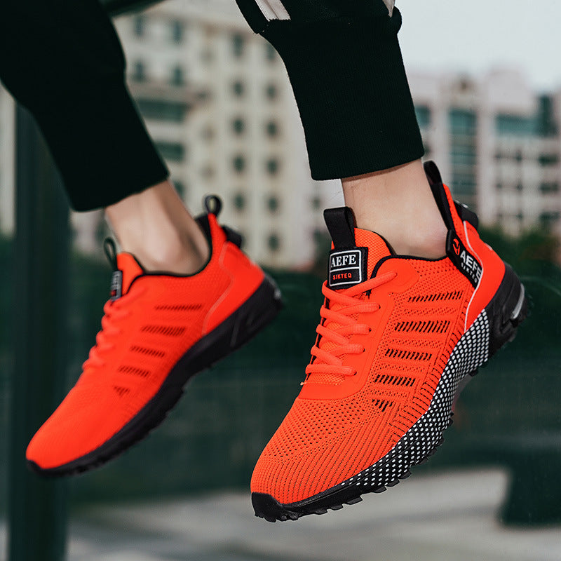 Men's breathable lightweight running shoes with shock-absorbing gel cushioning and non-slip outsole Mune Fashion