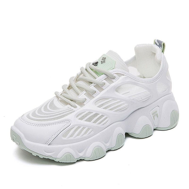 Women's Breathable Sports Sneakers with Flexible Sole Mune Fashion