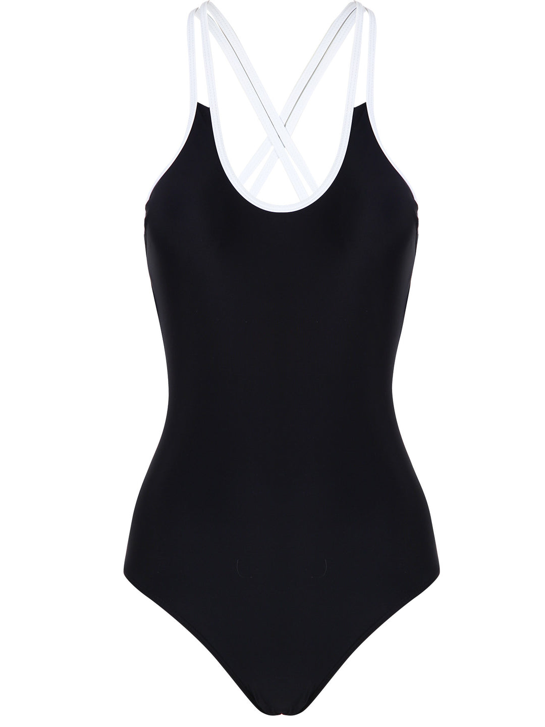 Women's One-Piece Swimsuit with Trendy Cross-Strap Design Mune Fashion
