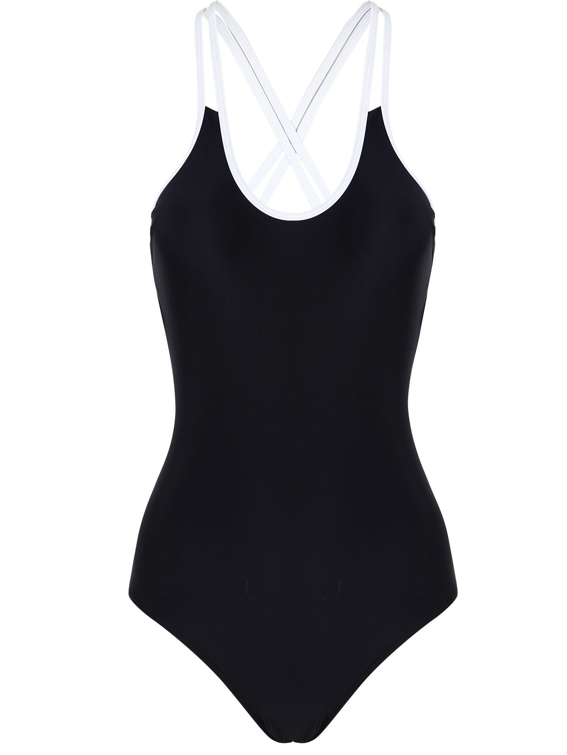 Women's One-Piece Swimsuit with Trendy Cross-Strap Design Mune Fashion
