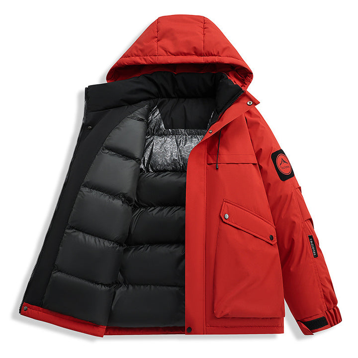 Men's Weatherproof Functional Parka with Thermal Lining, Hood & Utility Pockets Mune Fashion