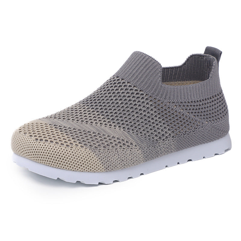 Women's Breathable Slip-On Sneakers with Elastic Mesh Structure Mune Fashion