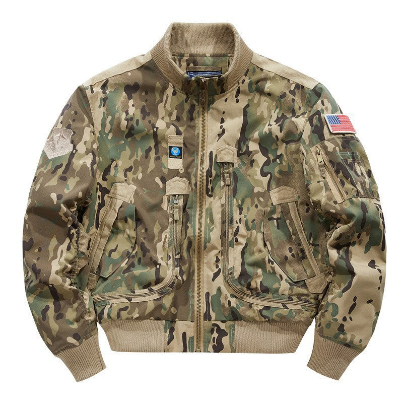 Men's Multifunctional Bomber Jacket with Versatile Pockets Mune Fashion