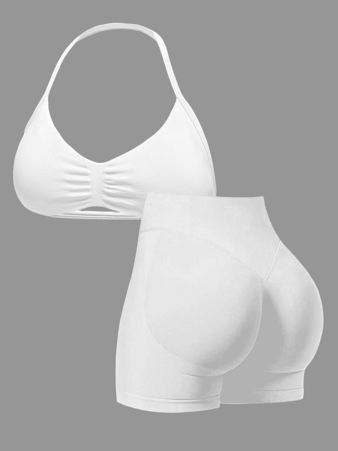 Women's Sporty Bikini with Padded Top and High Waist Mune Fashion