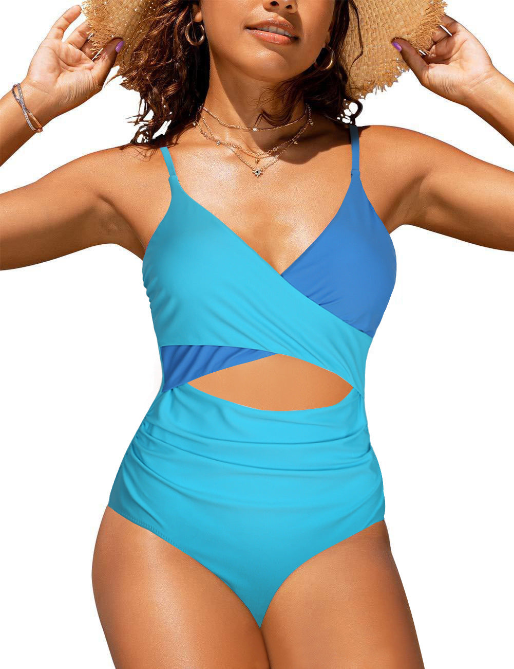 Women's swimsuit with twisted cut and body-hugging design Mune Fashion