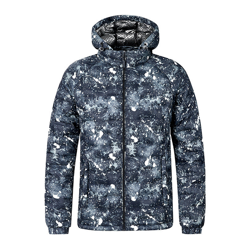 Men's Fashion Padded Jacket with Hood and Innovative Design Mune Fashion