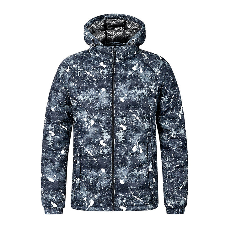 Men's Fashion Padded Jacket with Hood and Innovative Design Mune Fashion