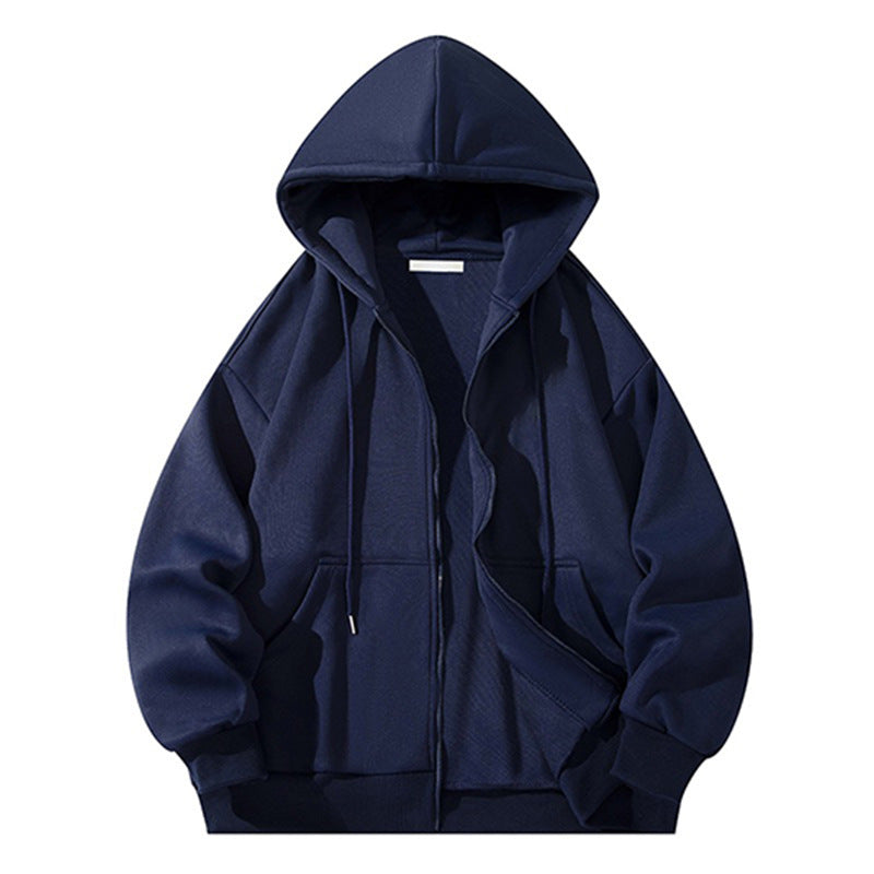Men's Oversize Zip-Up Hoodie made of heavy sweatshirt quality with kangaroo pockets Mune Fashion
