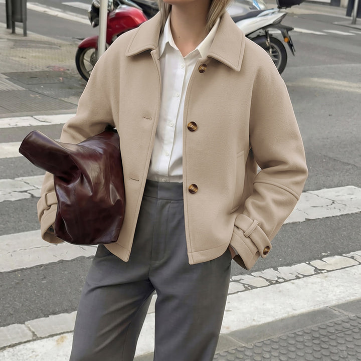 Women Fashionable Overshirt Jacket Mune Fashion