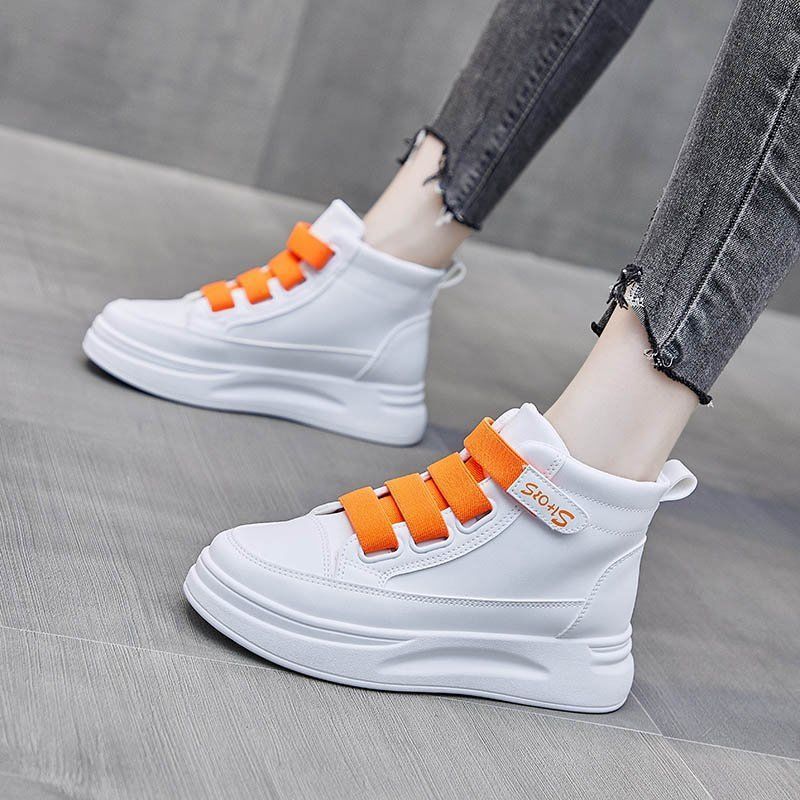 Women's High-Top Sneaker with Lightweight Design and Adjustable Straps Mune Fashion