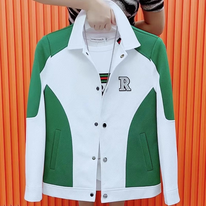 Men's Fashion Jacket with Pure Design Mune Fashion