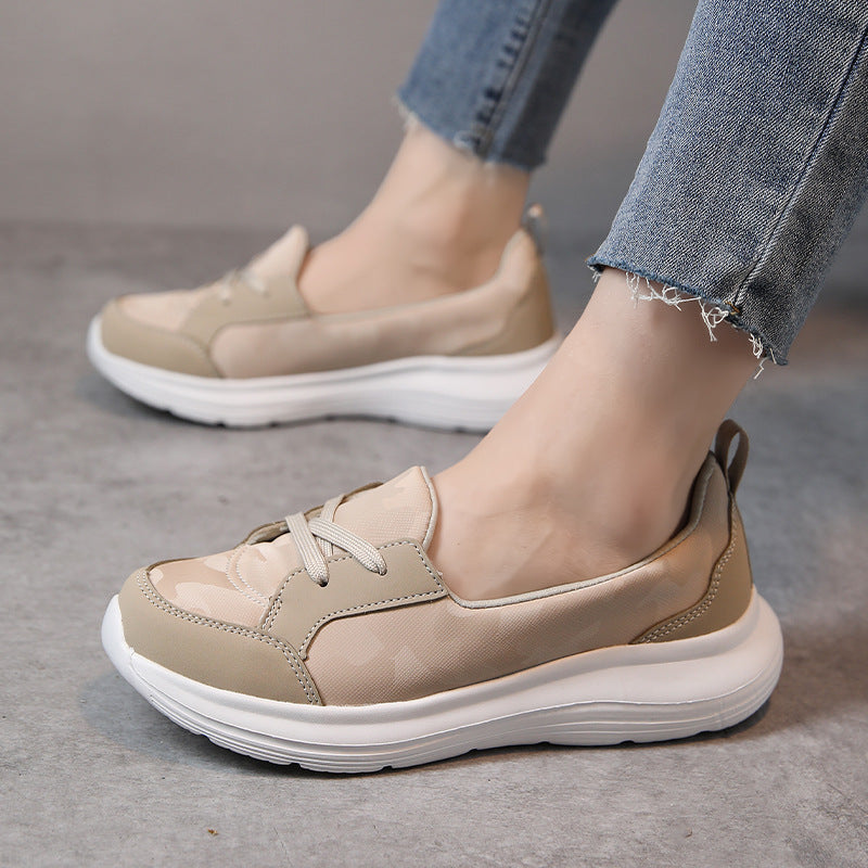 Women's nan comfortable slip-on sneakers with memory footbed and cushioned foam sole Mune Fashion