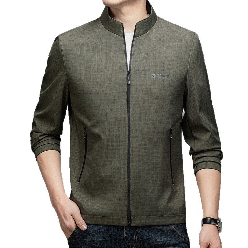 Men's Stylish Sports Jacket with Stand-up Collar Mune Fashion