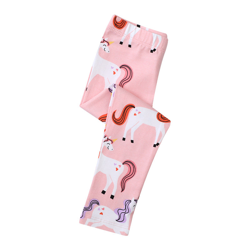 Girls leggings with cute unicorn designs Mune Fashion