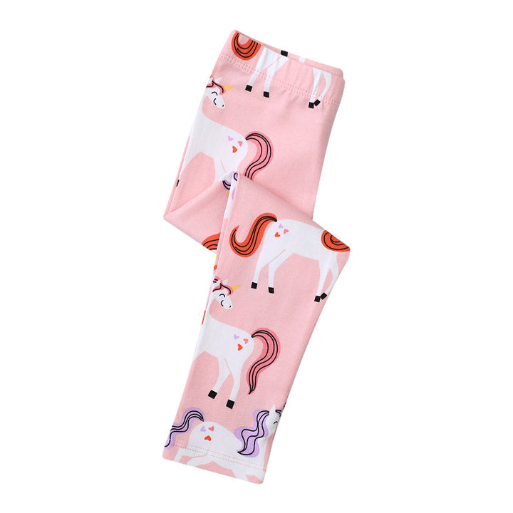 Girls leggings with cute unicorn designs Mune Fashion