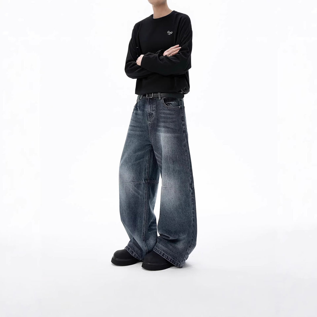 Unisex Trendy Wide Cut Jeans Mune Fashion