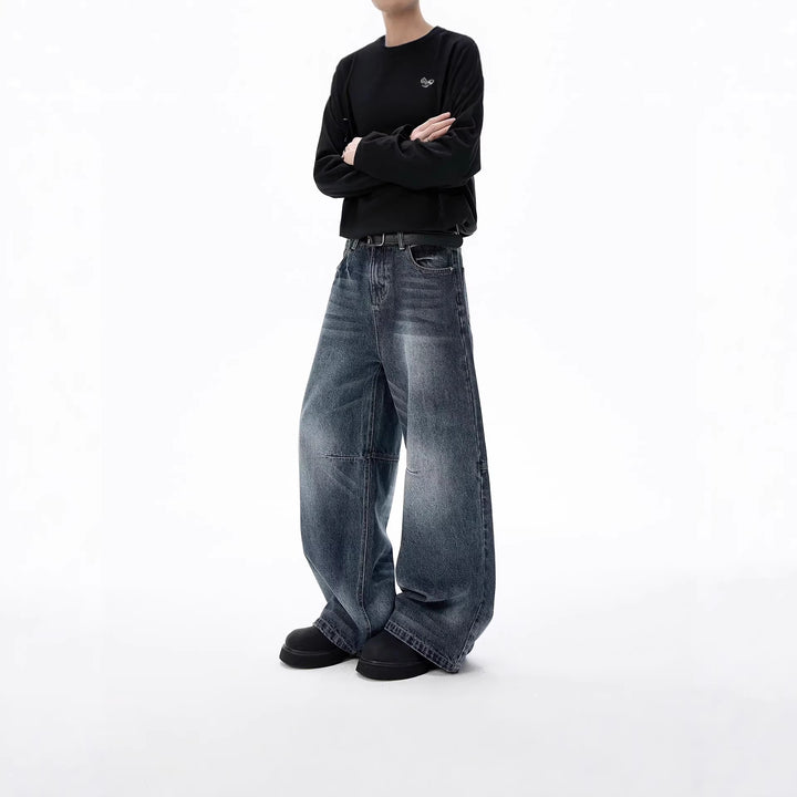 Unisex Trendy Wide Cut Jeans Mune Fashion