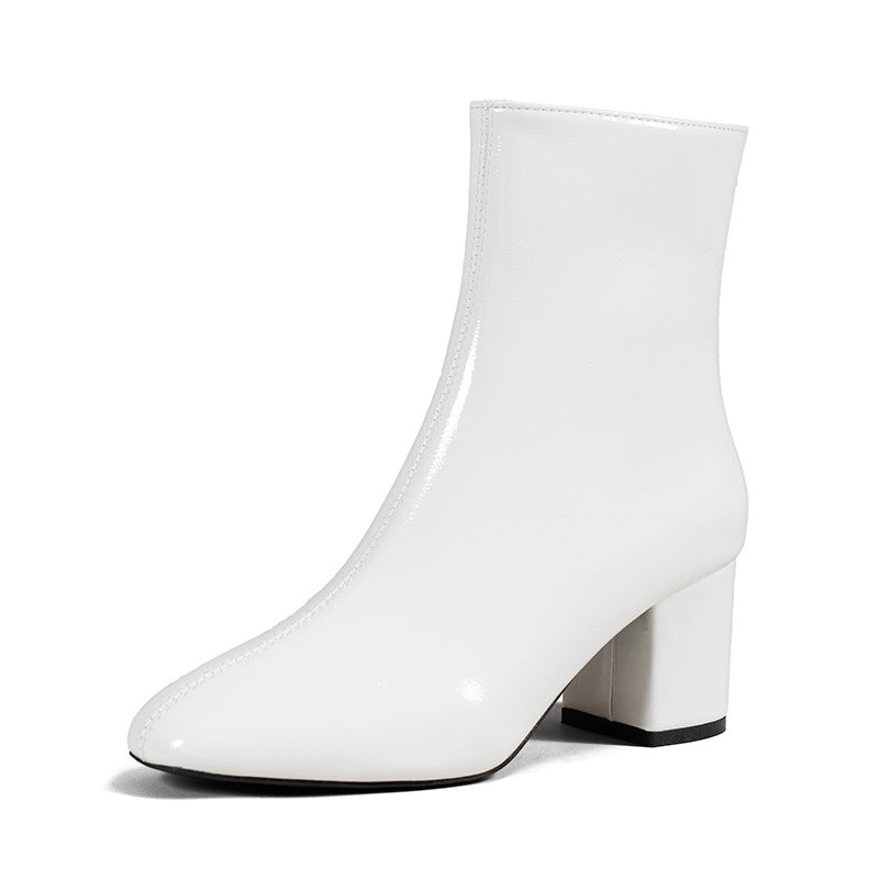 Women Elegant High Gloss Over Knee Boots Mune Fashion