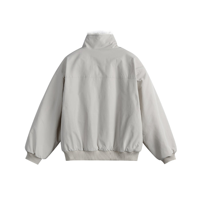 Unisex Boxy-padded Blouson with high stand-up collar and teddy lining Mune Fashion