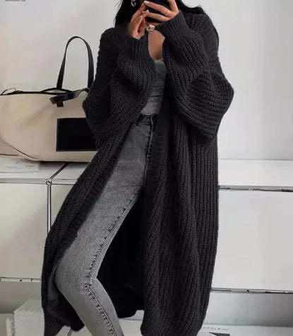 Women's Oversized Knitted Coat Mune