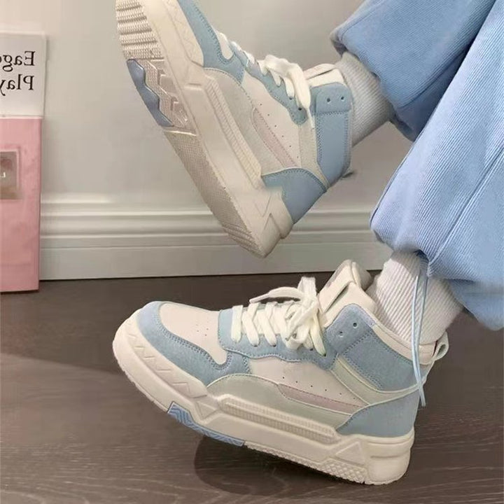 Women's High-Quality High-Top Sneakers with Innovative Cushioning and Modern Design Mune Fashion
