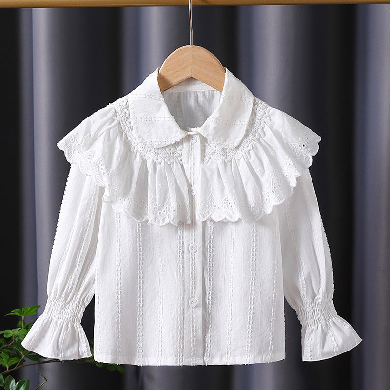 Women playful blouse with voluminous collar Mune Fashion