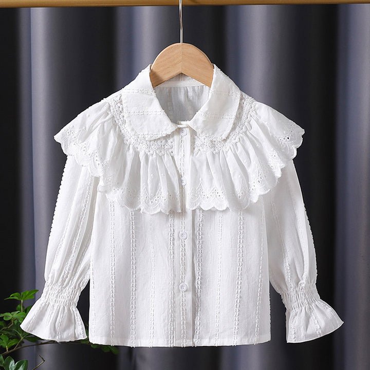 Women playful blouse with voluminous collar Mune Fashion