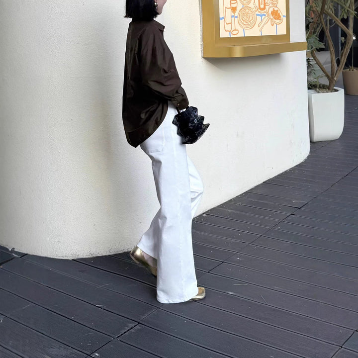 Women Elegant Oversized Blouse made of high-quality fabric Drune