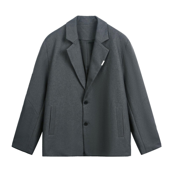 Unisex Boxy Blazer in oversized cut with lapel collar and discreet button closure Mune Fashion