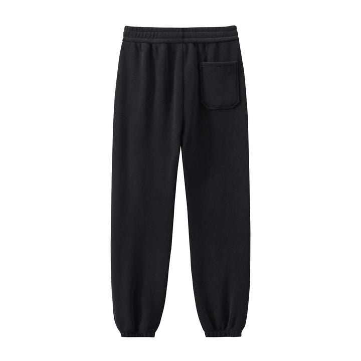 Men's Fleece Jogging Pants with Elastic Waistband, Drawstring and Ribbed Cuffs Mune Fashion