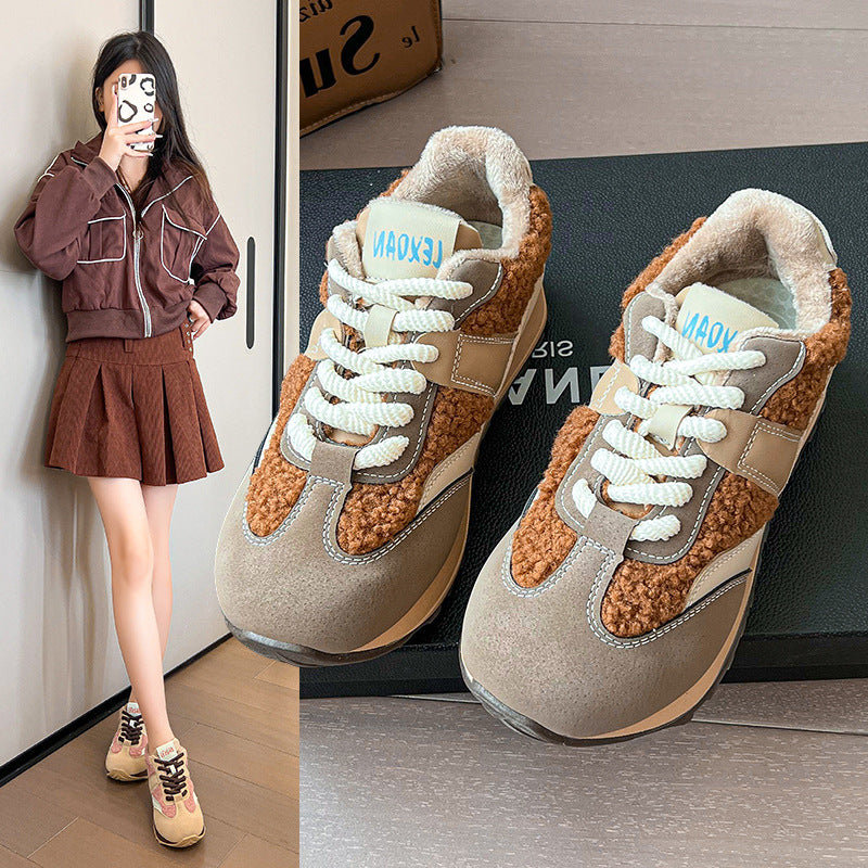 Women's sneakers with cozy lining and sporty design Mune Fashion