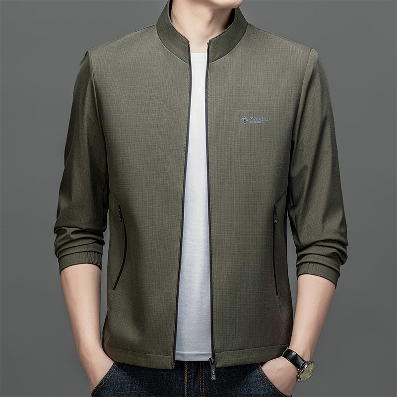 Men's Stylish Sports Jacket with Stand-up Collar Mune Fashion