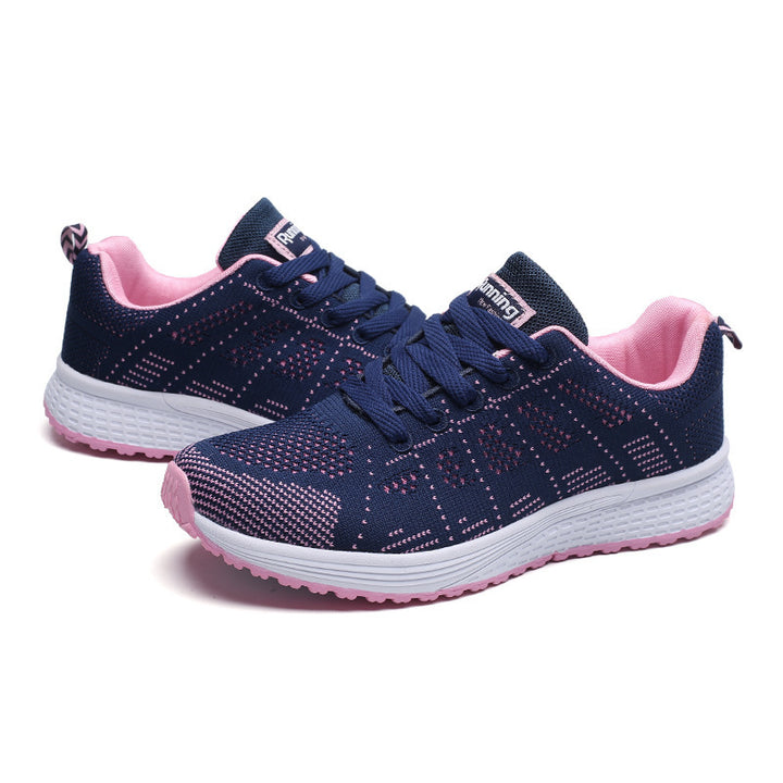 Unisex lightweight knitted casual and running sneakers with shock-absorbing comfort sole Mune Fashion