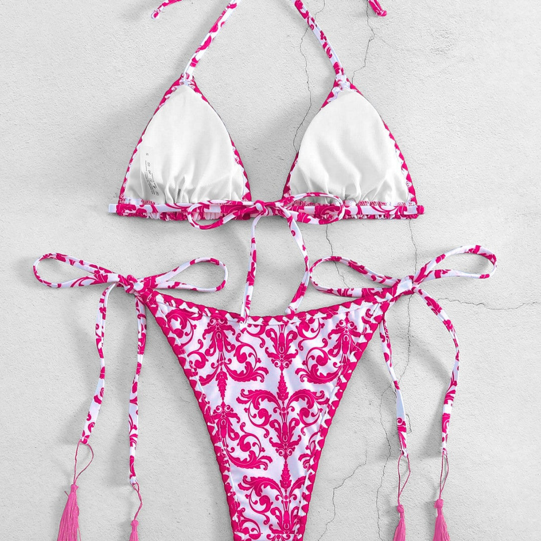 Ladies bikini bottom with elegant tassel details Mune Fashion