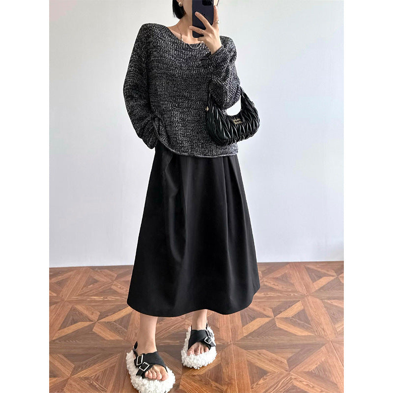 Women's Elegant and Casual Midi Blouse with Button Detail Drune
