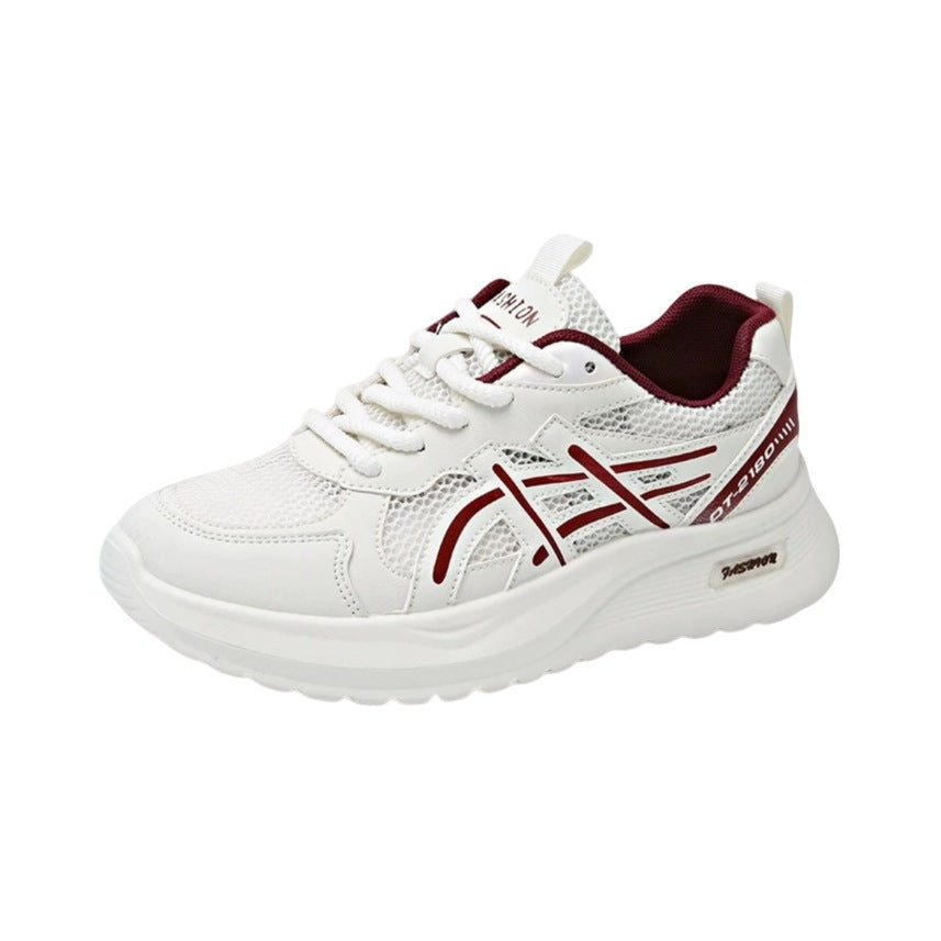 Ladies Sportive Chunky-Sneaker with airy mesh inserts and robust profile sole Mune Fashion