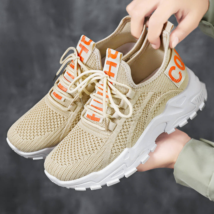 Women's seamless 3D knit slip-on sneaker with elastic slip shaft, padded heel tab, and grippy hybrid profile sole Mune Fashion