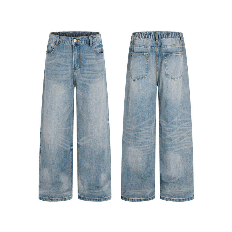 Women's Loose High-Waist Jeans made of lightweight Stonewashed Denim Mune Fashion