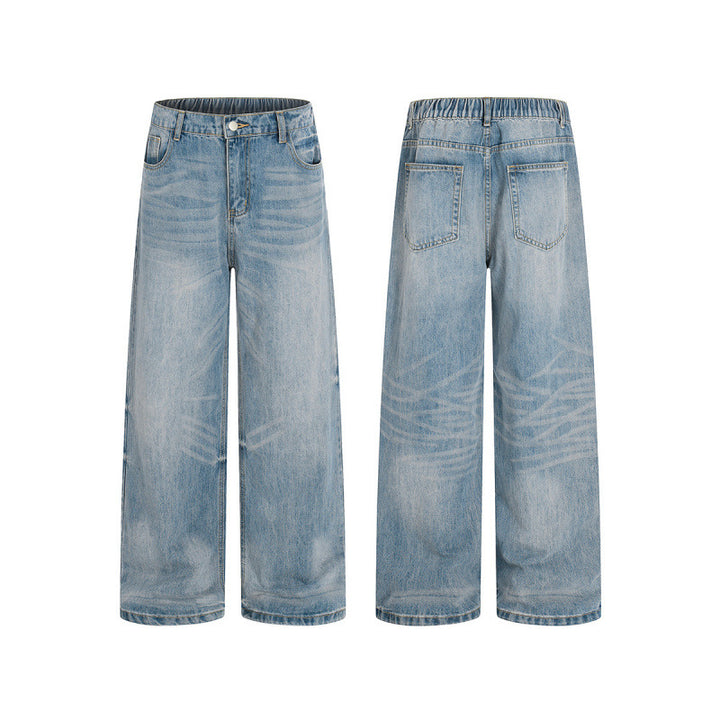Women's Loose High-Waist Jeans made of lightweight Stonewashed Denim Mune Fashion