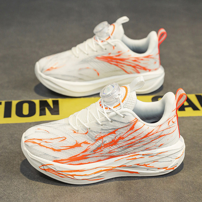 Unisex eye-catching platform sneakers with quick adjustment system and sculpted wave sole Mune Fashion