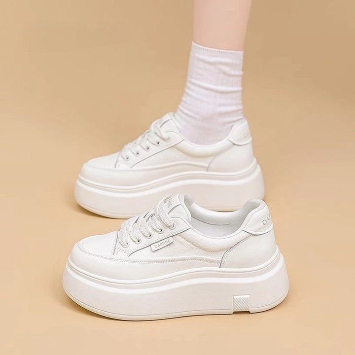 Women's Chunky Sneakers with High Platform and Durable Construction Mune Fashion