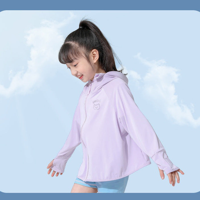 Boys functional UV protection jacket with hood Mune Fashion