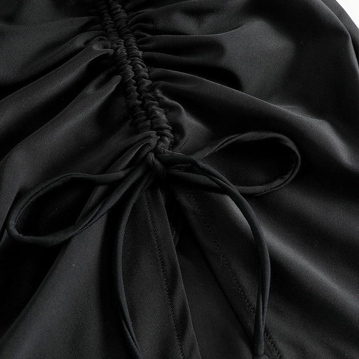 Women’s ruffled sports skirt with adjustable drawstring Mune Fashion