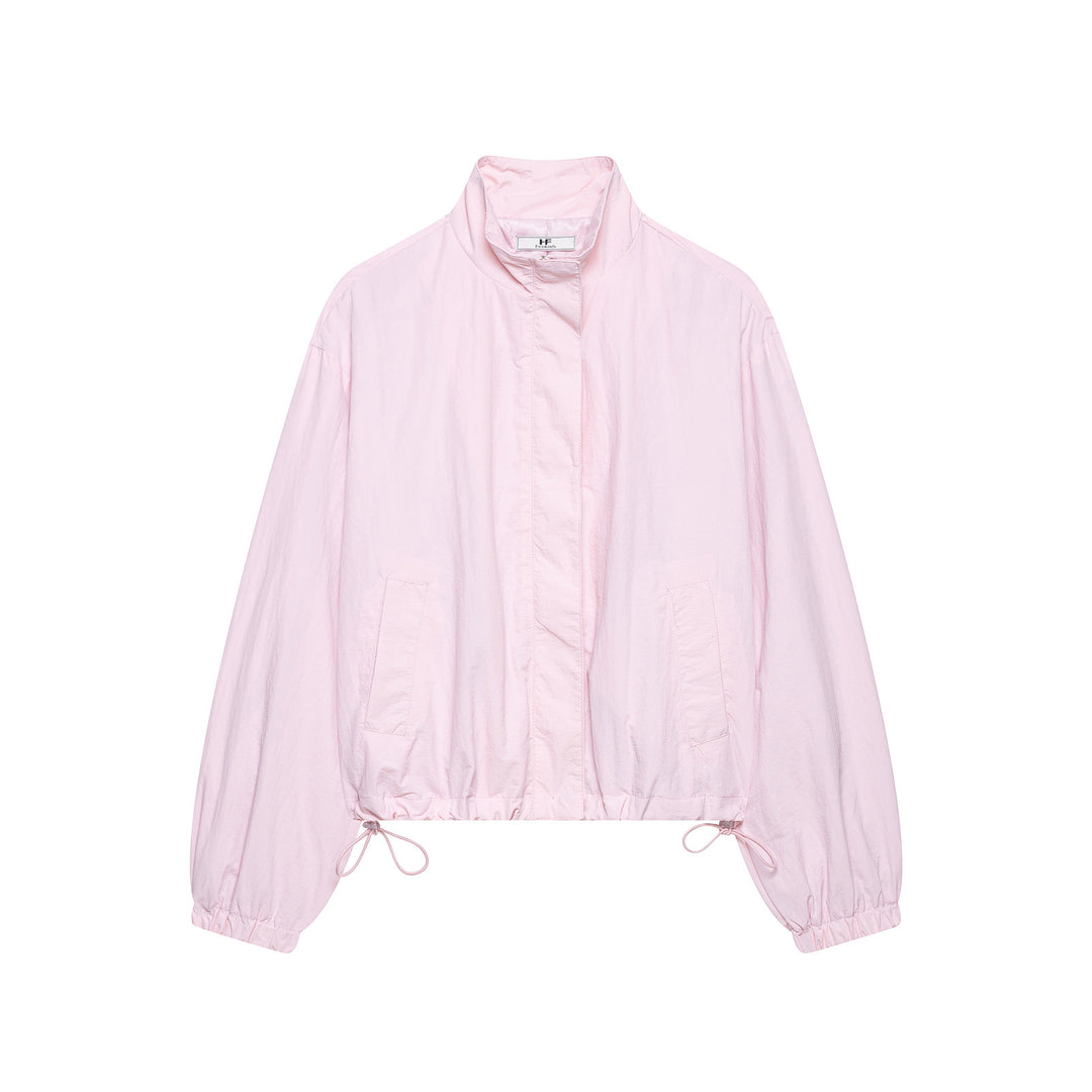 Women's Two-Piece Lounge Set with Light Cropped Jacket and Wide-Cut High-Waisted Pants Mune Fashion